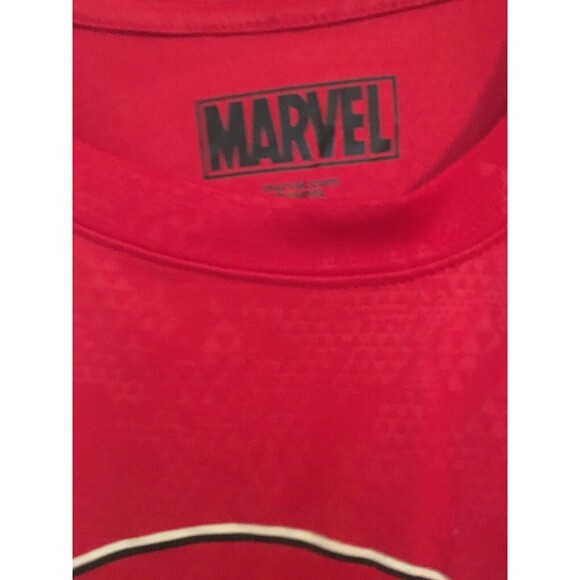 Marvel Deadpool Red T-Shirt Activewear Short Sleeve Size Small - Picture 3 of 8